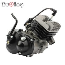 오토바이엔진 KTM SX 50 Morini 미니 공랭식 엔진 모터 시작 레버 포함 포켓 바이크 오토바이 2 행정 50CC, 한개옵션0