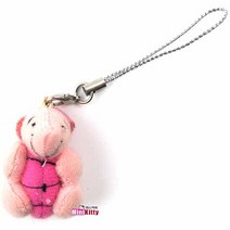 피그렛 미니 봉제인형 핸드폰줄, 1개