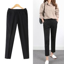 엠아이유 세상편한 여성 밴딩팬츠 ~3XL 빅사이즈바지 키작녀 바지 여성 슬랙스 정장바지 오피스룩 유니폼 프리밴딩팬츠