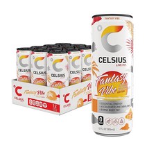 Celsius 셀시어스 스파클링 판타지 바이브 에너지 드링크 12 oz 12캔