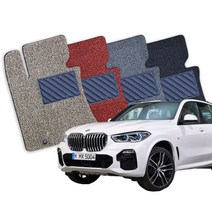 BMW X5시리즈 전차종 확장형 코일매트 풀세트 CI, E70(07년4월-13년11월), 레드