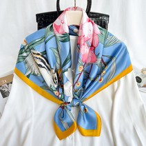 쁘띠 스카프 방도 가방 스 실크 스카프 여성 큰 사각형 슬림 명주 메쉬 스카프 스카프 봄 가을 여름 서양식 패션 어머니 광장 광장 90X90