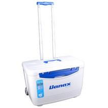 바낙스 쿨러 CO2206 23L 바퀴 캐리어 아이스박스, 화이트블루