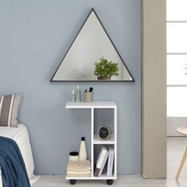 [라샘] 허니 삼각 벽거울 블랙, 상품명:허니 삼각 벽거울 블랙