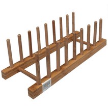 칼립스 칼립스대나무접시꽂이-원목접시꽂이-8구, 1개, 브라운