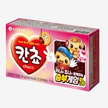 칠성 사무실간식 탕비실간식 롯데 칸쵸 과자세트 간식추천 54G 5개, 5세트