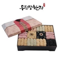 강릉무진장한과 선물세트 한지중(3단구성)