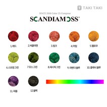 스칸디아모스 12색 20g 40g 500g, 36. 500g 블랙