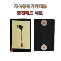 프로라이더스 스피드샵 오토바이 자석충전거치대용 충전패드세트, C타입, 블랙