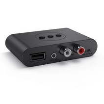 차량용 블루투스 리시버 5.0 오디오 수신기 NFC U 디스크 RCA 3.5mm AUX USB 스테레오 음악 무선 어댑터 (자동차 키트 스피커 앰프 용 마이크 포함), 블루투스 5.0, 협력사, 블루투스 v5.0