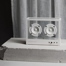 트랜스페어런트 [트랜스페어런트 Transparent] 스몰 투명 블루투스 스피커 192941, 화이트(White)