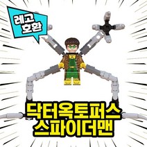 [큐브월드] 레고호환 스파이더맨 노웨이홈 캐릭터 블록 미니피규어 중국레고, 09. 닥터옥토퍼스