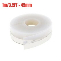 방풍 1m 도어 하단 씰 스트립 먼지 창 고무 weatherstrip 날씨 자체 접착 앞 유리 씰링 테이프, 45mm 반투명