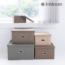인블룸 리빙 박스 A, 상세설명 참조, 베이지/중형