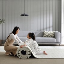 제로벨 PVC 층간소음방지 롤 매트 폭 110cm x 9m 15T 유아 어린이 놀이방매트, 테라조