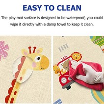 순면 카페트 거실 면패드 Baby Play Mat Foldable Crawling Kids Room Carpet Educational Surface Playmats Reversi