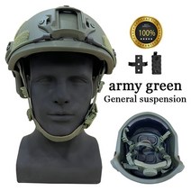 헬멧탄도 ACH 하이 컷 전술 헬멧 PE NIJ IIIA 패스트 웬디의 서스펜션 패드 방탄, 04 Army Green_01 M