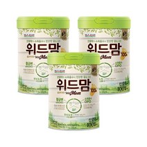 위드맘 파스퇴르 리뉴얼 100일 3캔 황금변 유산균 소화 아기분유, 1세트