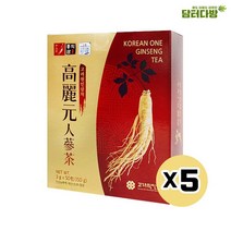 MDF7954 고려원 인삼차 3g 50포X5 (고려원인삼차/고려원인삼/인삼차/건강한인삼차), 대량등록 쿠팡 1