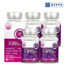 종근당건강 코큐텐 플러스 60캡슐 5병 10개월분, 단품/단품