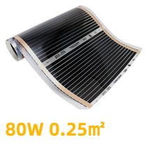 소형전기난로 Minco 열 난방 필름 폭 AC 220V 80w/m2 50cm 적외선 에너지 절약 전기 따뜻한 바닥 시스템, [02] 50cm X 50cm