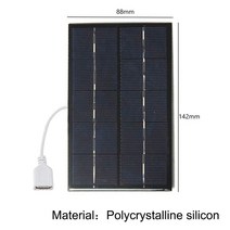 YAGOU ETFE 접이식 태양 전지 패널 8 와트 5 볼트 야외 충전기 가방 안정적인 전압 모듈 듀얼 USB 안전 충전 전화 보조베터리 백업, [01] 8W ETFE-2 Fold