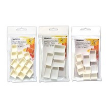 문교 고체물감 빈케이스(빈팬) Half Pan Full Pan, Full Fan 6개입(MEPF)