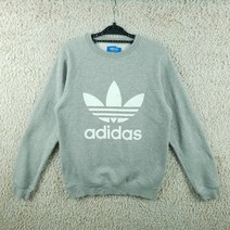 [95](빈티지프렌)아디다스 불꽃로고 기모 맨투맨