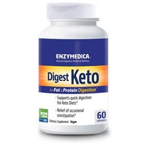 엔자이메디카 다이제스트 키토 60정 Enzymedica Digest Keto Digestive Aid for Relief from Occasional