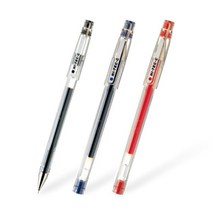 파이롯트 하이테크-C 중성펜 잉크 펜 0.5mm 흑 청 적, 1개, 레드