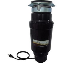 음식물 쓰레기 처리기 12 HP 3600RPM 연속 사료 처리 분쇄 시스템검은색, 단일모델명/품번