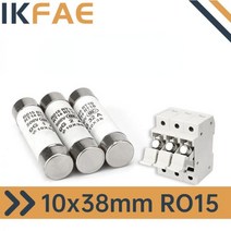 유리관휴즈 세라믹휴즈 10Pcs 10 38 Fast Blow 세라믹 퓨즈 10x38mm 500V 2A 4A 6A 10A 16A 20A 25A 32A RO15 RT19 RT14 RT, 2A_100PCS