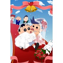 버터콕 짱구 캐릭터 나무 우드 직소 퍼즐 300피스 500피스 1000피스 짱구는 못말려, D 300피스, 상품명 확인개