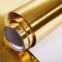 금속 스타일 벽지 장식 스틱 필름 브러시드 실버/골드 종이 PVC 방수 하우스 DIY 데칼, 01. Gold, 01. 40cm x 1m