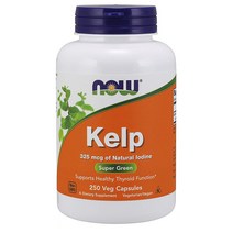 NOW Supplements Iodine 요오드 250캡슐 해외, 1개