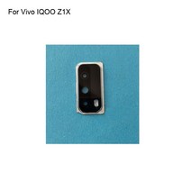 카메라렌즈 호환 컨버터 카메라용품Vivo IQOO Z1X 후면 카메라 유리 렌즈 + 커버 원형 하우징 부품 Z 용, 03 2 in 1 White