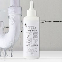 크린위즈 크랙보수제 방수 균열 파이프 틈새 줄눈 방수 본드 접착제, 투명
