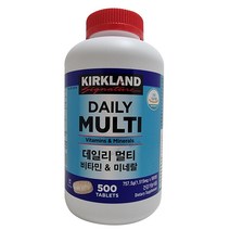 커클랜드 시그니쳐 데일리 멀티 비타민 앤 미네랄 500정, 1개