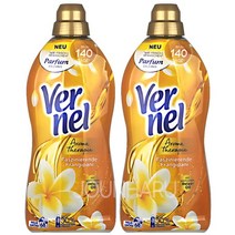버넬 고농축 섬유유연제 프란지파니 골드 1.6L 2개