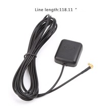 매립네비게이션 매립형 중고 안드로이드오토자동차 GPS 안테나 수신기 3.5mm MCX 직각 커넥터 네비게이터, 한개옵션0