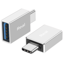 USB C 타입 to USB3.0 OTG젠더 C타입(수) to USB-A(암) RL007, C타입-USB3.0 젠더, 실버 RL008