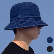[M / XL] 61cm 데님 빅사이즈 버킷햇 2컬러 워싱 대두 왕대두 벙거지 모자 청 남자 여자 커플