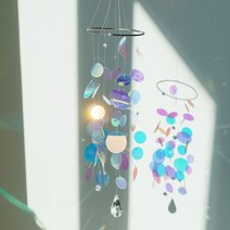 홀로그램 썬캐쳐 모빌 만들기 DIY [크리스탈 스팽글 선캐쳐 재료 썬캐처 취미 만들기 키트], 홀로그램모빌