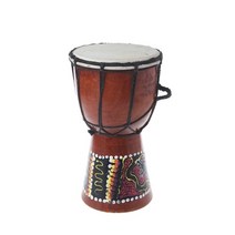 잼베 젬베 아프리카 드럼 4 인치 전문 djembe 봉고 나무 좋은 소리 악기 130, 그림 쇼로