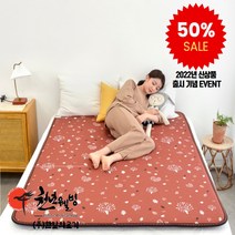 한일의료기 탄소피복 침대용 카본 온열매트 전자파걱정없는 EMF인증 춘천연옥 전기매트 러브트리 브라운, 더블