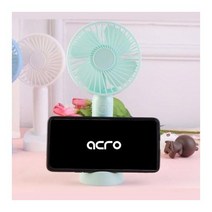 [후니케이스] 아크로 휴대용 선풍기 acroF2 핸드폰 거치용, 블랙