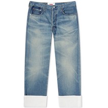 준야와타나베 Junya Watanabe 리바이스 Levis Turn Up Jean - Indigo & White