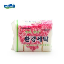 [빨래비누] 손빨래 속옷 세탁 EM 재활용 환경세탁 비누 230g 4개입 [셀그린], 환경세탁비누 230g 4개입