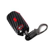 메이튼 K7 프리미어 전용 카본 키케이스 MKP-001KK, 레드 + 블랙