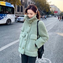 여성롱코트 가을 겨울 캐시미어코트 дубленка женская 한국 패션 두꺼운 울 재킷 2021 따뜻한 여성 양모 코트 원피스 모피 코트 모든 경기 traf